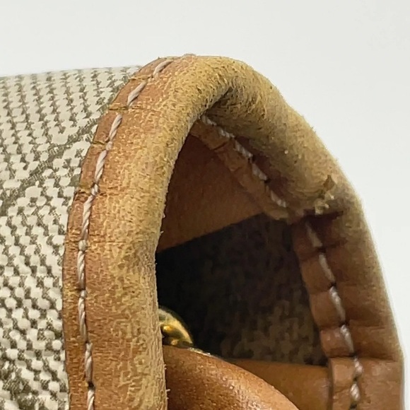 Christian Dior Beige Honeycomb Chain Shoulder Bag With Box - Picture 11 of 15